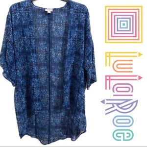 🆕 LuLaRoe | Blue Pattern Cover Up